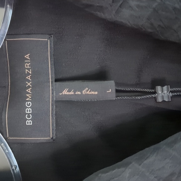 BCBG MAXAZRIA* NWT textured, wrap 2 pocket long sleeve notch collar lapel blazer - Picture 11 of 16